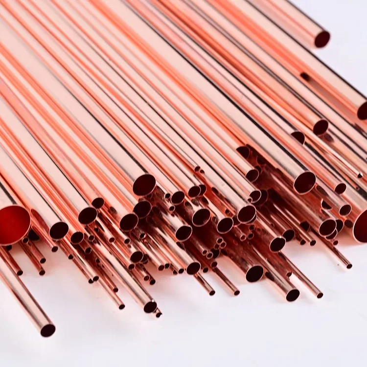 Capillaire de précision en cuivre rouge à paroi mince